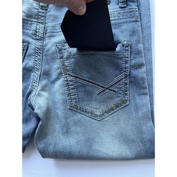 Cultura New York Pants Womens 10 Light Denim Jeans Skinny Mid Rise Super Flex - Picture 10 of 16